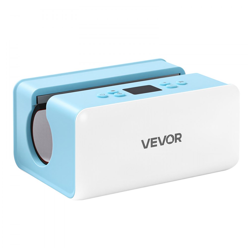 VEVOR Máquina de Prensa de Calor para Vasos 11/20/30 oz Automática Azul, Transferencia por Sublimación para Tazas, Presión Máx. 80 kg, Temperatura 0-220℃, Pantalla Digital, Temporizador, Bajo Ruido