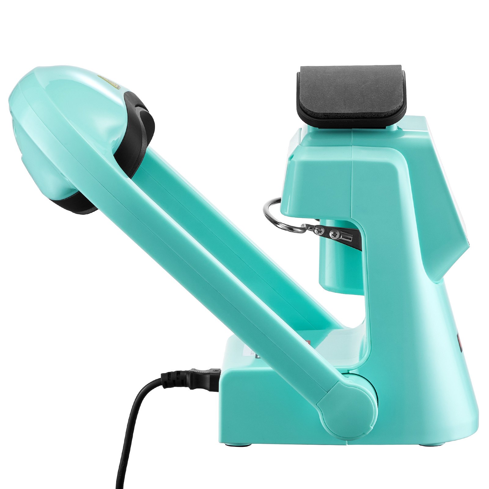 VEVOR Prensa Térmica Automática para Gorras con 2 Platinas Intercambiables Pantalla Táctil para un Control Preciso de Tiempo y Temperatura, Impresión por Transferencia Térmica para Sombreros, Verde