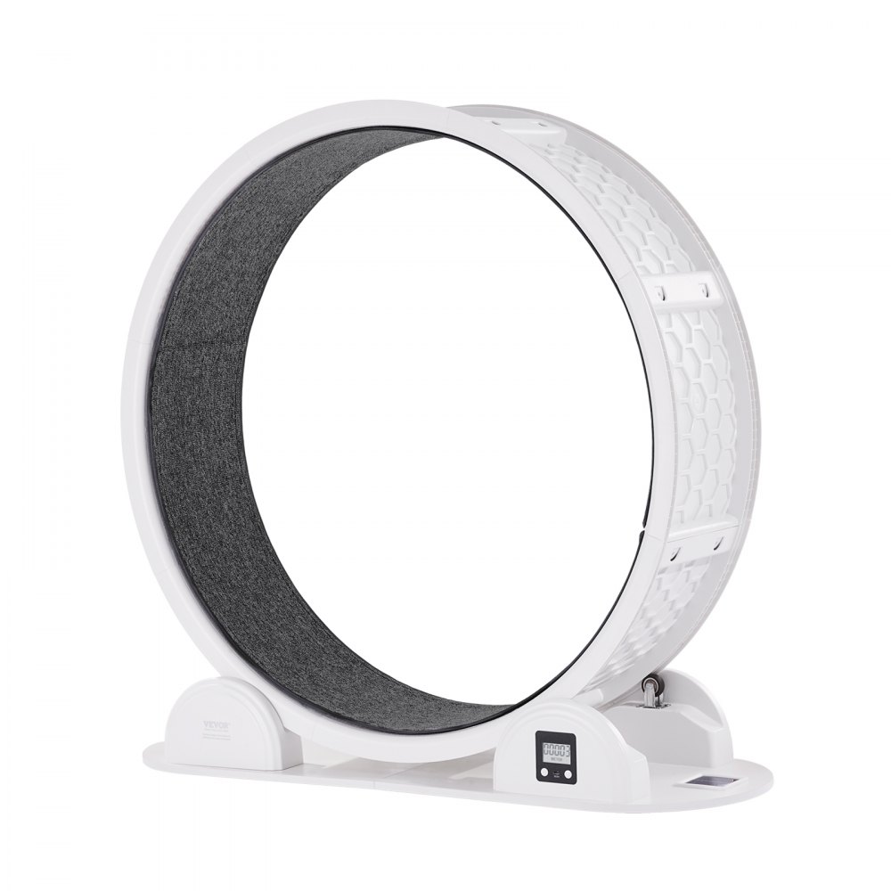 VEVOR Cat Exercise Wheel, 115x39.5x109cm, Cat Exercise Wheel with Brake & Carpeted Running Track, Cat Treadmill for House Cats under 13.6 kg, Cat Trainer for Pet Health & Fitness