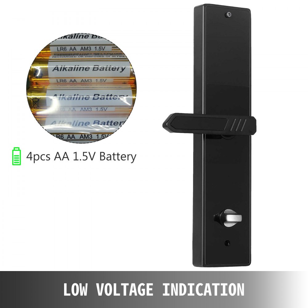 Cerradura Electrónica Inteligente 4 Vías Pantalla De Huellas Puerta De Seguridad