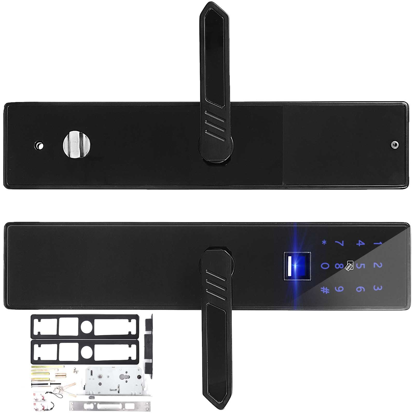 Cerradura Electrónica Inteligente 4 Vías Pantalla De Huellas Puerta De Seguridad