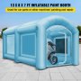 Cabina de Pulverización Inflable Tienda de Campaña para Coche Cabina de Pintura Inflable 4x2.5x2.2m