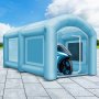 VEVOR Inflatable Spray Booth Tent 4x2.5x2.2m Inflatable Paint Booth Tent Spray Booth Large Car Tent Party Tent Camping Tent Air Tent with 2 Electric Blowers