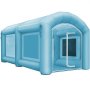 VEVOR Inflatable Spray Booth Tent 4x2.5x2.2m Inflatable Paint Booth Tent Spray Booth Large Car Tent Party Tent Camping Tent Air Tent with 2 Electric Blowers
