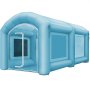 VEVOR Inflatable Spray Booth Tent 4x2.5x2.2m Inflatable Paint Booth Tent Spray Booth Large Car Tent Party Tent Camping Tent Air Tent with 2 Electric Blowers