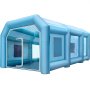 VEVOR Inflatable Spray Booth Tent 8x4x3m Inflatable Paint Booth Tent Spray Booth Large Car Tent Party Tent Camping Tent Air Tent with 2 Electric Blowers