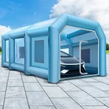 VEVOR  Cabina de Pintura Inflable 8 x 4 x 3 M Carpa Hinchable para Coche Tienda Inflable Cabina de Estacionamiento de Pintura Tienda Inflable de Campaña Cabina Inflable para Pintar el Coche