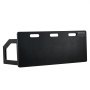 VEVOR Football Rebound Board, Portable Bounce Wall Board 100 x 40 cm, Rebounder Wall Rebound Equipment, Children & Teenagers, Double Angle Board Rebounder Kicker for Football Training Black