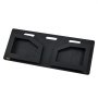VEVOR Football Rebound Board, Portable Bounce Wall Board 100 x 40 cm, Rebounder Wall Rebound Equipment, Children & Teenagers, Double Angle Board Rebounder Kicker for Football Training Black