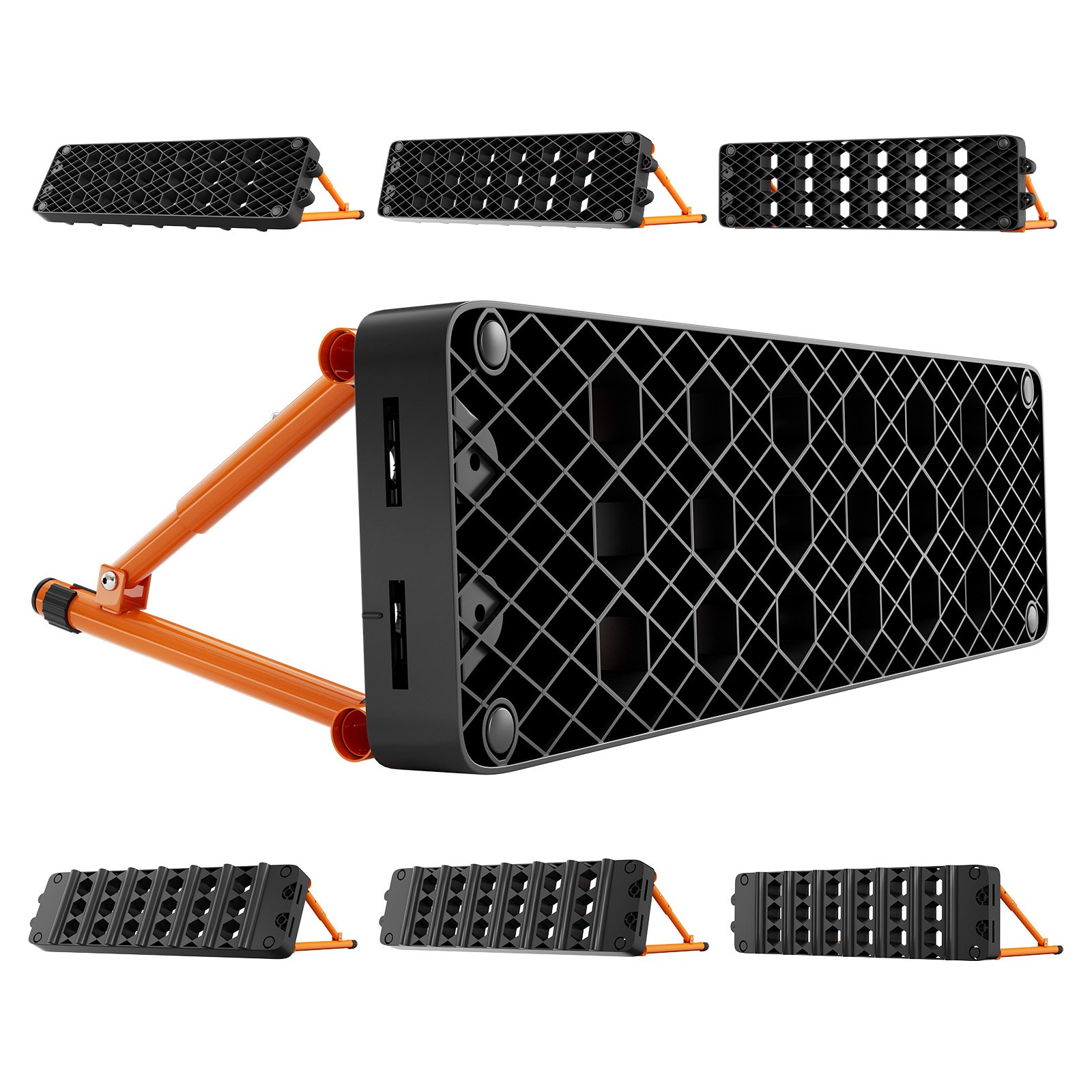 VEVOR Tablero de Rebote de Fútbol 99 x 24,5 cm, Reboteador de Fútbol de Doble Superficie, 3 Ángulos Ajustables, Panel de PP, Pared de Entrenamiento de Balón, para Habilidades de Pase y Reacción