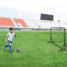 VEVOR Entrenador de Rebote para Fútbol de Hierro de Doble Cara 38,1 x 38,1 mm