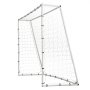 VEVOR Portería de Fútbol 242x92x184 cm Red Reboteadora de Fútbol Equipo Deportivo de Tubo de Hierro con Bolsa Portátil para Entrenamiento en Solitario, Entrenamiento en Equipo, Pases, Voleibol