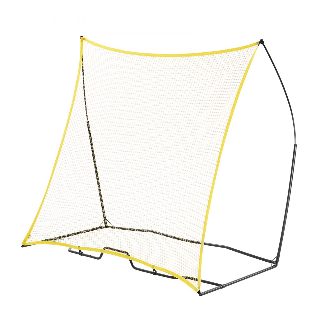 VEVOR Entrenador de Fútbol Portátil, Hierro y Poliéster, Pared de Rebote de Fútbol Deportivo con Bolsa Portátil, Perfecto para Entrenamiento en Solitario en Equipo, Pases, Voleas, 25,4 x 25,4 mm