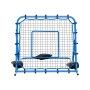 VEVOR Soccer Rebounder Net, Quick-Switch Angle Soccer Goal Rebounder for Control, Passing Practice, Heavy-Duty Iron Frame & PE Net, Easy Setup Ball Training Equipment for Teens&Adults,1080 x 1090 mm