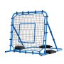 VEVOR Soccer Rebounder Net, Quick-Switch Angle Soccer Goal Rebounder for Control, Passing Practice, Heavy-Duty Iron Frame & PE Net, Easy Setup Ball Training Equipment for Teens&Adults,1080 x 1090 mm