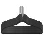 VEVOR Non-Slip Clothes Hangers, Shirt Hangers, 50-Pack White Velvet Hangers with 360-Degree Swivel Hook & 5mm Ultra-Thin Design, Space-Saving Hangers for Silk Clothes, Coats, Sweaters, and Straps
