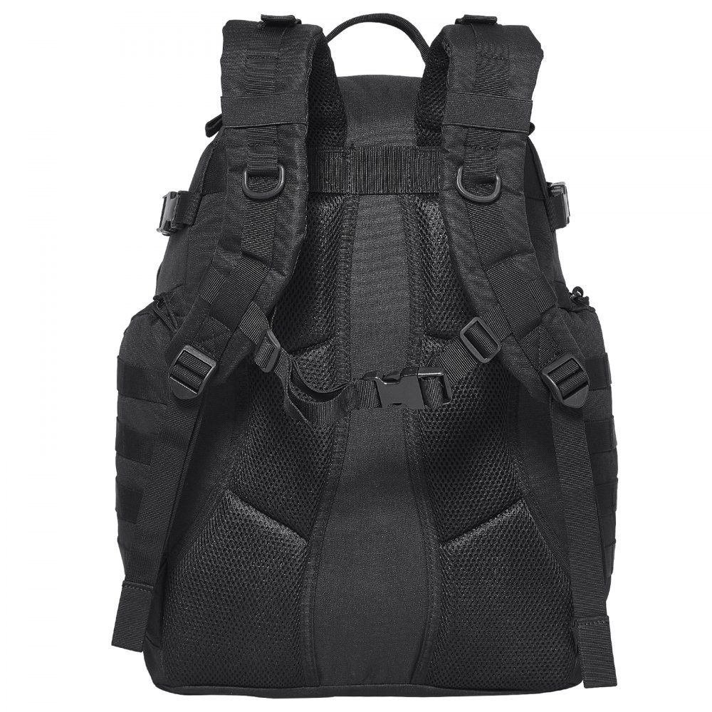 VEVOR Mochila Táctica de Viaje 40 L con Diseño Molle y Acolchado de Esponja, Bolsa de Viaje Militar Mochila Militar Bolsa de Equipo Mochila para Aventuras al Aire Libre, Senderismo, Caza, Negro