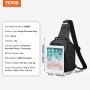 VEVOR Bolsa de Viaje Táctica Bolsa de Hombro 10 L con Diseño Molle y Múltiples Bolsillos, Bolsa de Viaje de Poliéster 600D Bolsa de Equipo Mochila para Deportes, Viajes, Camping, Ropa Fitness, Negro