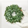 VEVOR Artificial Decorative Wreath, 66.04 cm, Seasonal Wreath, Decorated with Eucalyptus Leaves, Berries, Thorny Stems, Door Wreath for All Seasons, for Indoor & Outdoor Use, House Wall, Window, Festive Decoration