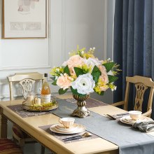 VEVOR Bolas de Flores para Centros de Mesa de Boda Color Champán 10 Unidades