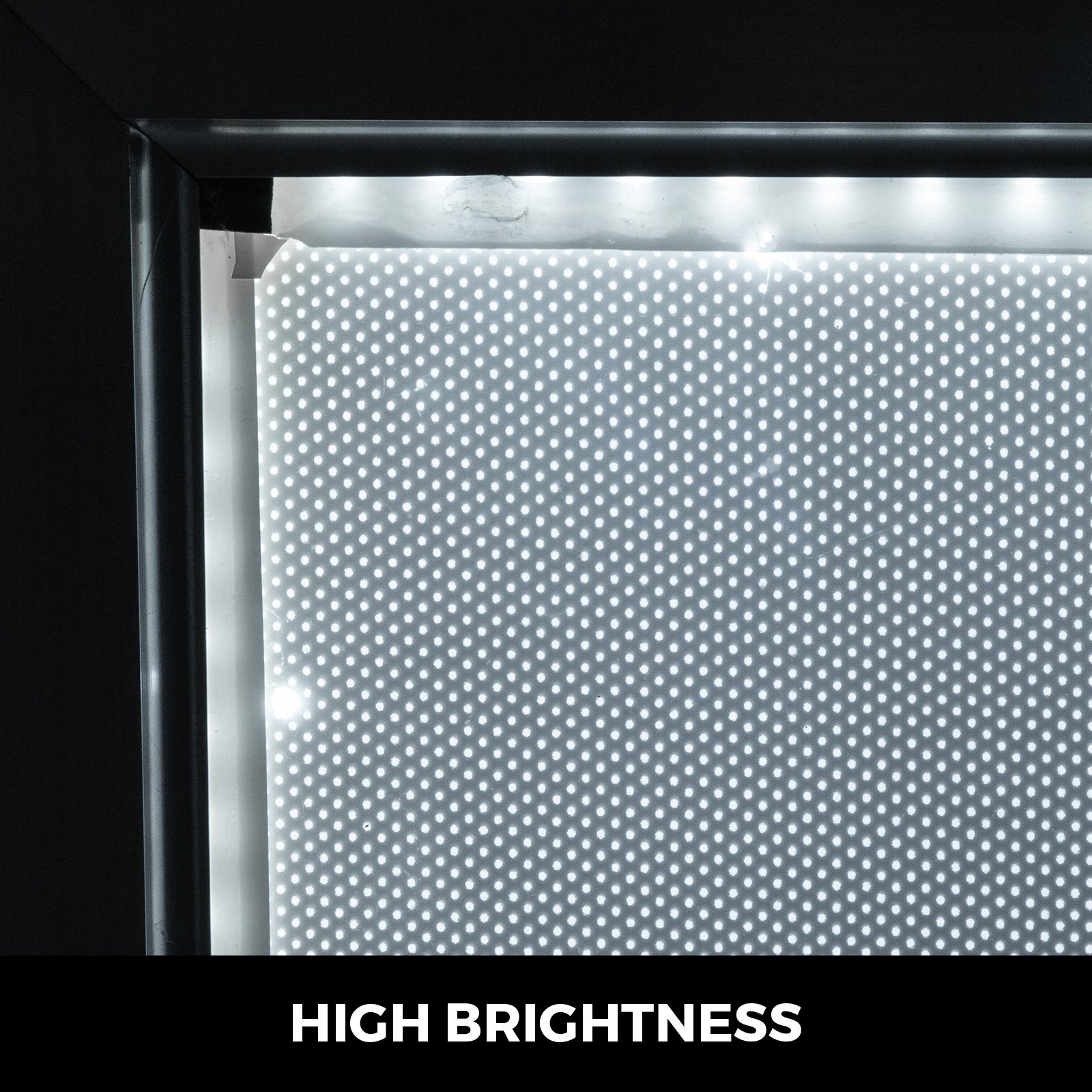 Soporte Letrero Marco De Caja De Luz 594x420mm Led Pantalla Publicidad 220v