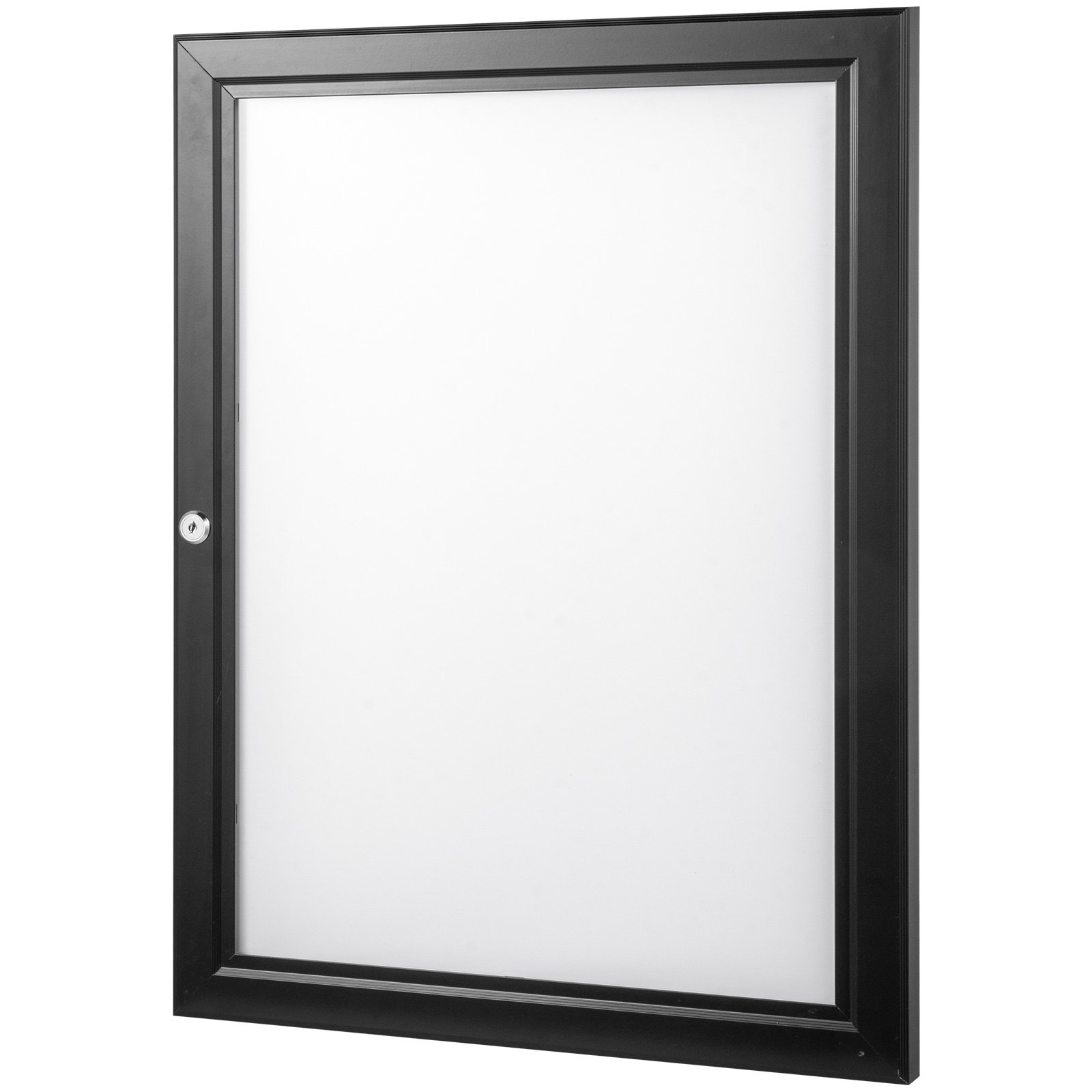 VEVOR A3 con Marco de Póster con Cerradura 49 X 36,7cm, de Acero Vitrina Negra a Prueba de Agua, Marco del Cartel Bloqueable Montado en Pared con 4 Clips de Retención para Cines Boutiques y Ferias