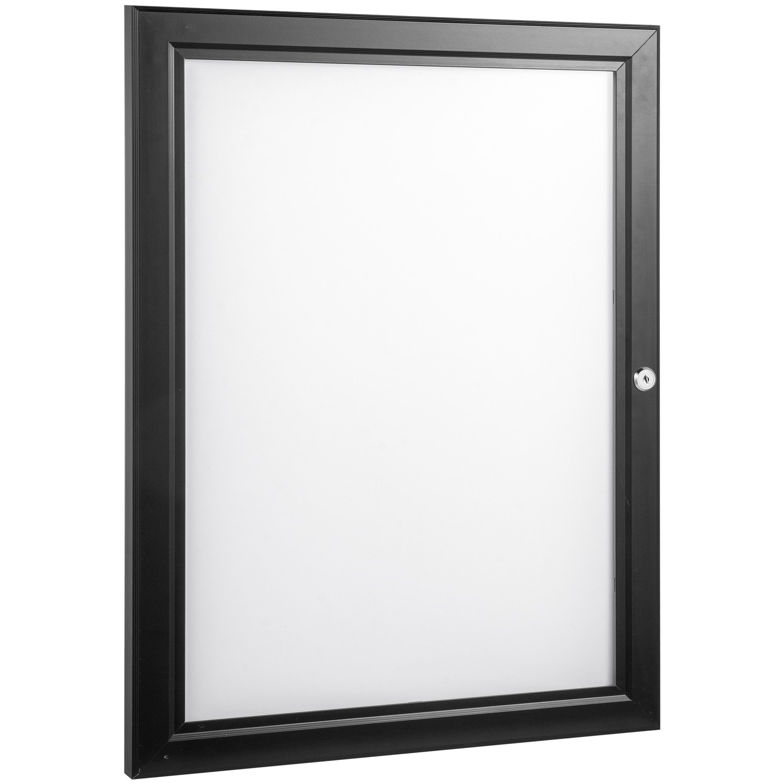 VEVOR A3 con Marco de Póster con Cerradura 49 X 36,7cm, de Acero Vitrina Negra a Prueba de Agua, Marco del Cartel Bloqueable Montado en Pared con 4 Clips de Retención para Cines Boutiques y Ferias
