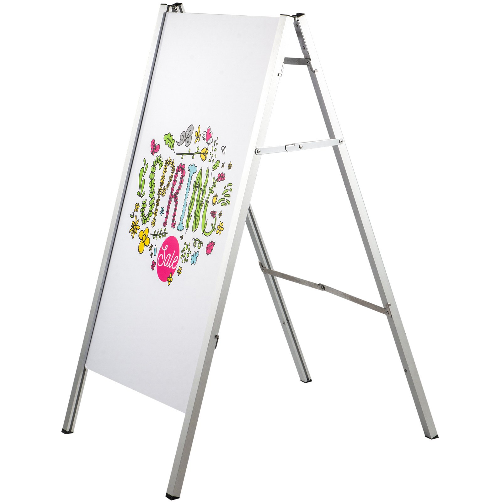 Vevor Panel Publicitario 110 X 6,3 Cm Caballete Soporte Cartel Folletos Anuncio