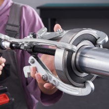 VEVOR Extractor de cojinetes de 3 mordazas, 4 piezas, extractor de cojinetes de tracción de acero, apertura del extractor de cubos de rueda 76,2/101,6/152,4/203,2 mm para mantenimiento