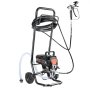 VEVOR Pulverizador de Pintura 950 W Máquinas Pintura Airless 2 L/min Pistola de Pulverización Eléctrica sin Aire con Carro Presión Máxima 3000 PSI con Manguera de 15 m para Pared, Mueble, Cercas