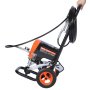 VEVOR Pulverizador de Pintura sin Aire 900 W 3300 PSI, Máquina de Pintura Airless con Carrito, con Cepillo de Limpieza, Manguera, Tubo de Extensión, Boquillas, para Pintar Exteriores, Interiores