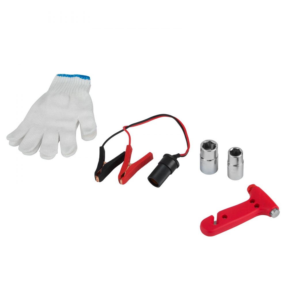 12V DC 6600 LBS 3T Gato hidráulico eléctrico Inflador Bomba Llave 3 en 1 Kit de herramientas