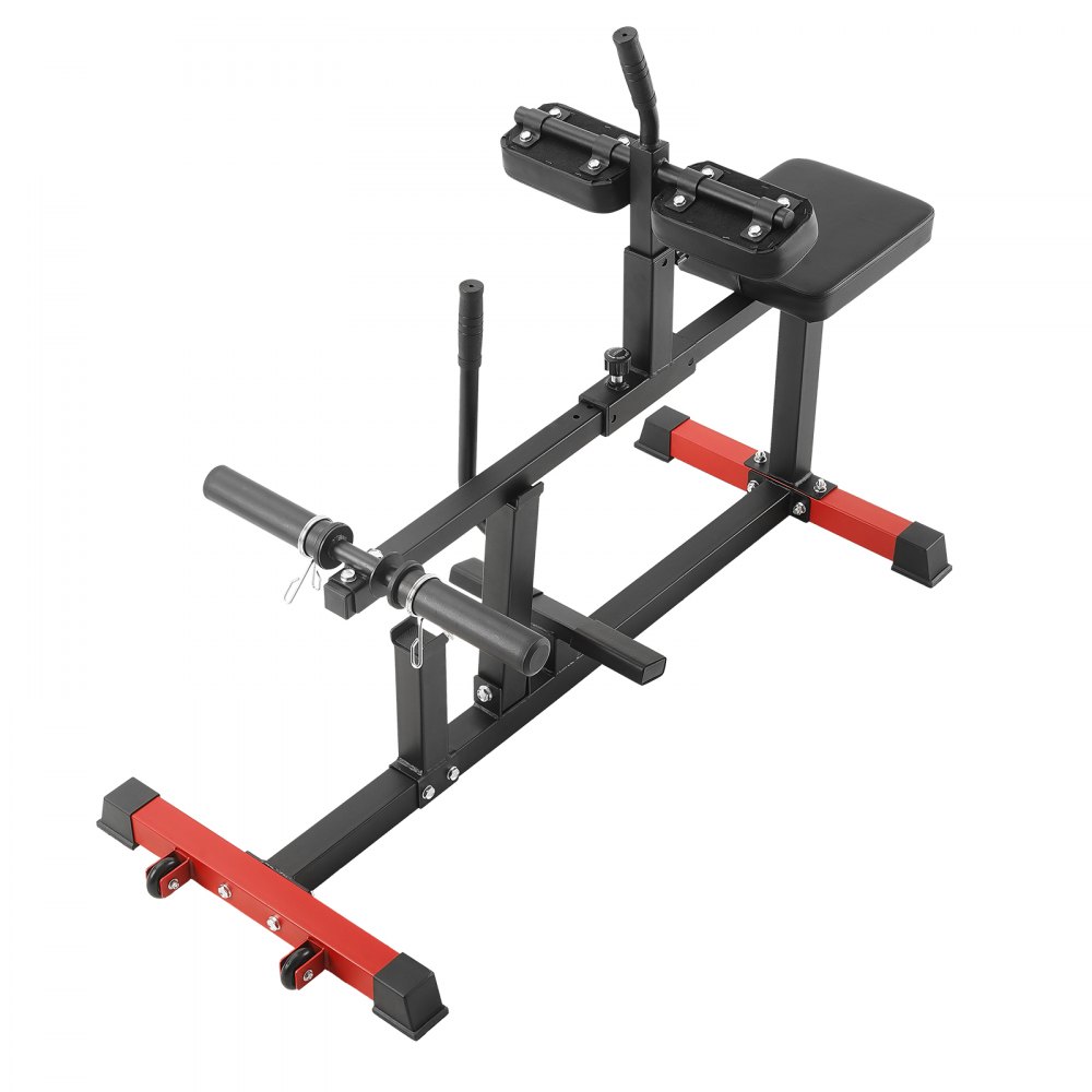 VEVOR seated calf machine, calf trainer with 200 kg load capacity for leg exercises, strength leg trainer, special machine for the lower body, suitable for weight plates (25.4 / 50.8 mm)