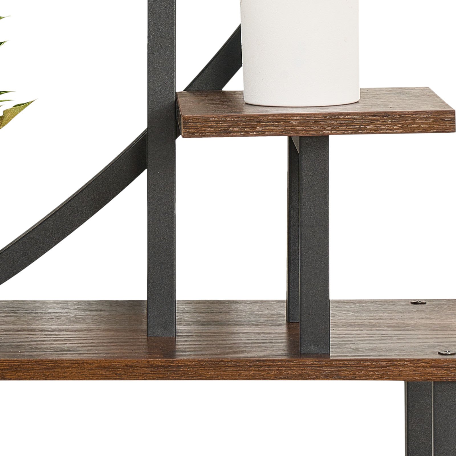 VEVOR Soporte para Plantas con Luz de Cultivo 7 Niveles Alto de 166,5 cm, Forma de Media Luna 2 Piezas, Estante con Luz para Plantas, 3 Temporizadores y 10 Niveles de Brillo, para Sala de Estar