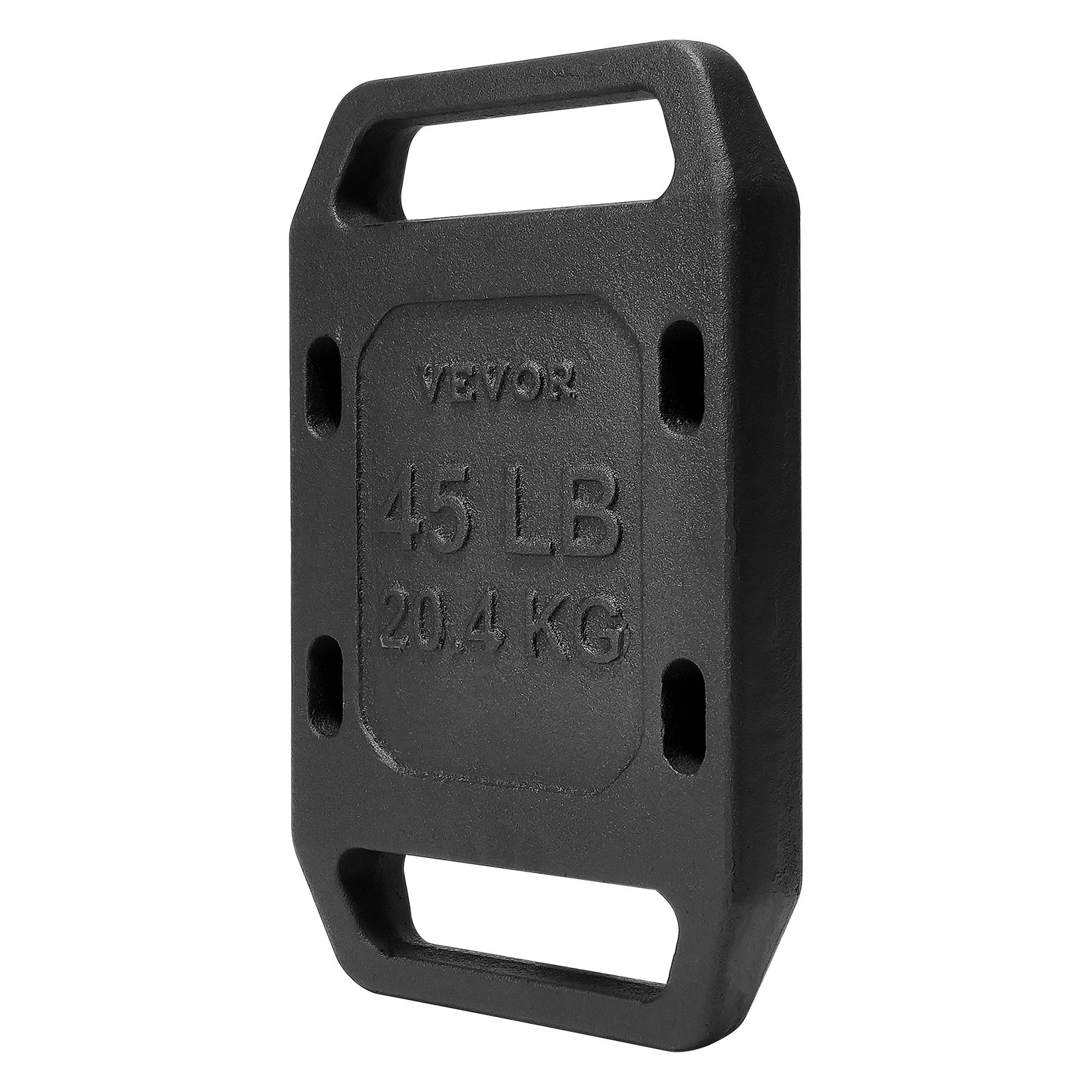 VEVOR Cast Iron Ruck Weights 20.4 kg Single Ruck Plate, Weighted Weights for Rucking, Solid Ruck Plate Weights for Swings, Squats, Strength Training, Weightlifting, Fitness Workout