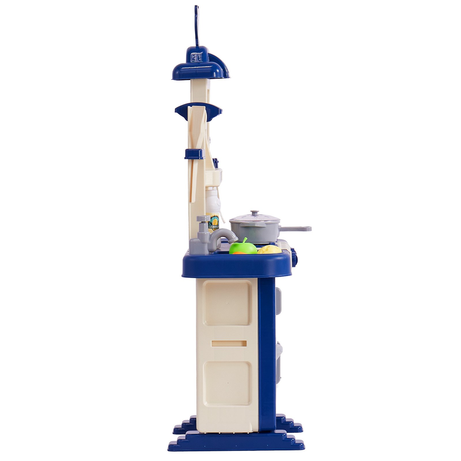 VEVOR Cocina de Juguete para Niños Juguete de Simulación 48 PCS Accesorios Azul
