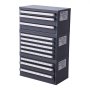 VEVOR Dispensador de Brocas 3 Piezas 116 Compartimentos en Total, Caja de Almacenamiento de Brocas Caja de Brocas Vacía, Fácil Identificación, Apilable, Almacenamiento de Brocas de Taller