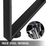 Patas de mesa VEVOR negras fabricadas en material de acero grueso.