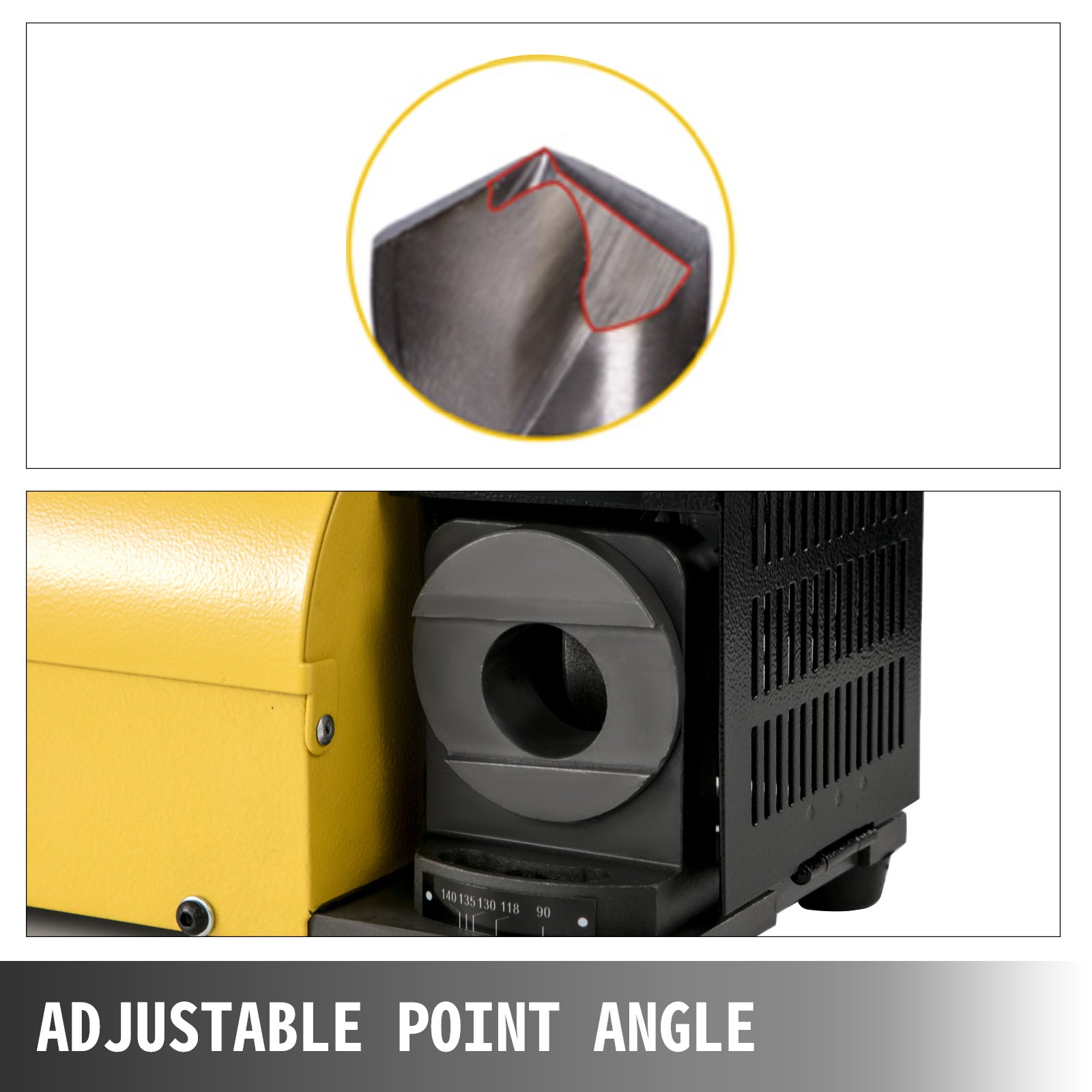 Afiladora De Brocas Máquina Afilador De Taladro Amoladora Mr-13d 4400rpm