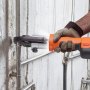 VEVOR Herramienta de Prensado de Tuberías 32 kN 18 V, Juego de Herramientas de Prensado para Tubos con Mordazas V15 V22 V28 Perfil V, Prensadora Inalámbrica para Fontanería Incluye Cargador Baterías
