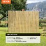 VEVOR Valla de Bambú Natural 2,4 x 1,8 m Pantalla de Privacidad Rollo Protector de Bambú Decorativo Pantalla de Privacidad para Jardín, Patio Trasero, Balcón, Terraza, Piscina, Terraza