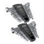 VEVOR 30 PCS Juego de Llaves Combinadas SAE de 1/4" a 1", Métricas de 8-24 mm