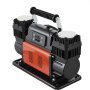 VEVOR Compresor de Aire de Doble Cilindro para Trabajo Pesado, Inflador de Neumáticos Portátil con Parada Automática 300 L/min, con Pantalla Digital LCD y Adaptadores para Camiones, Coches, SUV