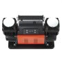VEVOR Compresor de Aire de Doble Cilindro para Trabajo Pesado, Inflador de Neumáticos Portátil con Parada Automática 300 L/min, con Pantalla Digital LCD y Adaptadores para Camiones, Coches, SUV