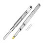 VEVOR 1 pair of full-extension drawer slides, 600 mm, 113.4 kg load capacity, drawer guides, ball bearings with locking mechanism, side-mounted telescopic slides, ideal for cabinets and industrial drawers