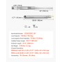 VEVOR drawer slides with full extension, 1 pair, drawer rail, lockable telescopic slides, 950 mm, load capacity 113.4 kg, side-mounted slide rail with ball bearing and locking mechanism