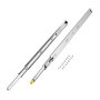 VEVOR drawer slides with full extension, 1 pair, drawer rail, lockable telescopic slides, 950 mm, load capacity 113.4 kg, side-mounted slide rail with ball bearing and locking mechanism