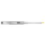 VEVOR drawer slides with full extension, 1 pair, lockable telescopic slides, 1500 mm, drawer slide load capacity 113.4 kg, side-mounted slide rail with ball bearing and locking mechanism