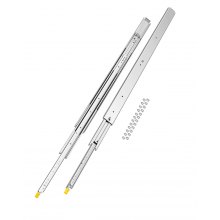 VEVOR 1 Par Correderas a Cajones Cierre Doble Carga 226,8 kg 1455 x 76 x 19,5 mm