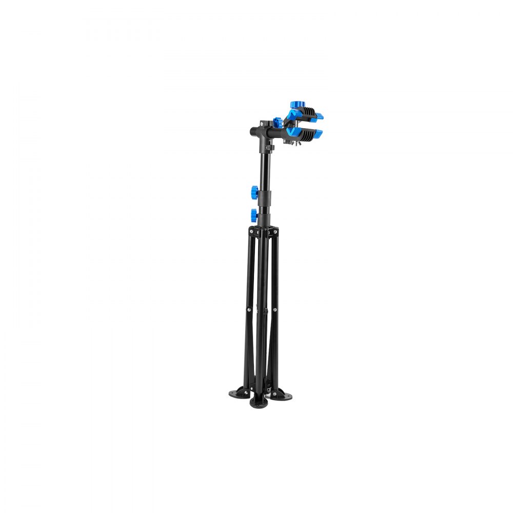 VEVOR Soporte de Reparación de Bicicletas, Resistente, 30 kg, con Altura Ajustable 83 a 147 cm y Bandeja Magnética para Herramientas, para Bicicletas de Montaña y Carretera, 955 x 940 x 1505 mm